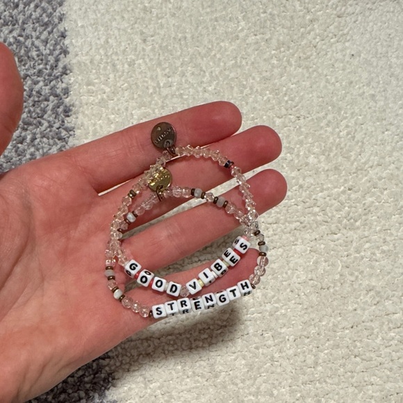 Inspirational Beaded Bracelet Set with Charms - Picture 1 of 1